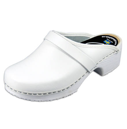 Classic White PU Women´s Clogs